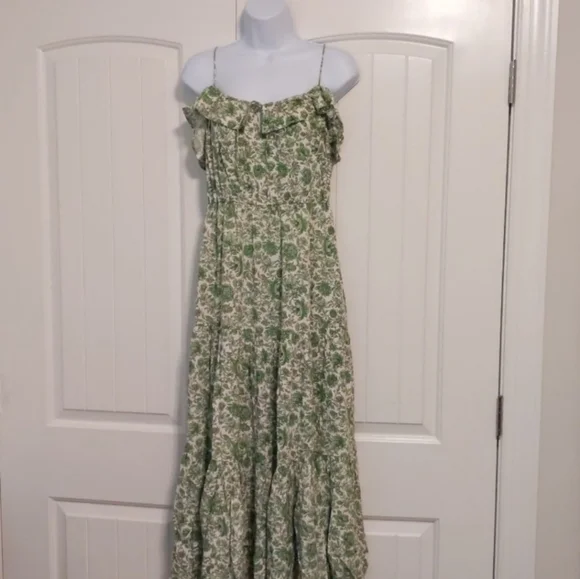 J Crew Tiered maxi dress in tossed floral